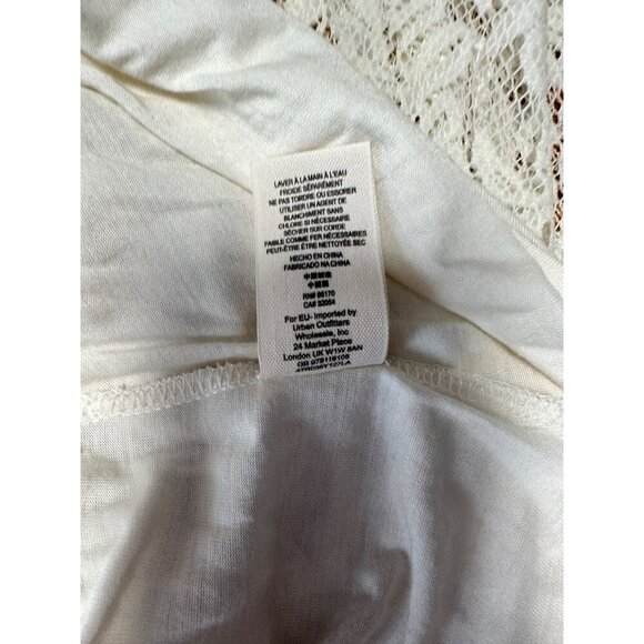 Free People Hearts Delight Lace Overlay Mock Turtleneck Long Sleeve Dress Size S - Picture 9 of 10